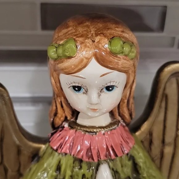 Mid Century Japan Christmas Angel Figure - Picture 2 of 10